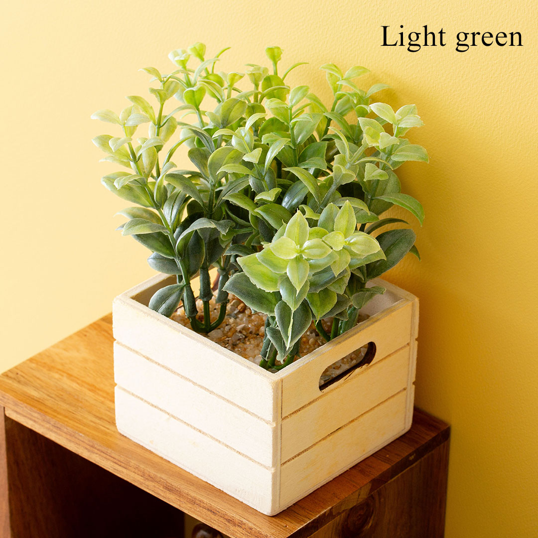 ハートリーフ コンテナBOX フェイクグリーン 光触媒加工