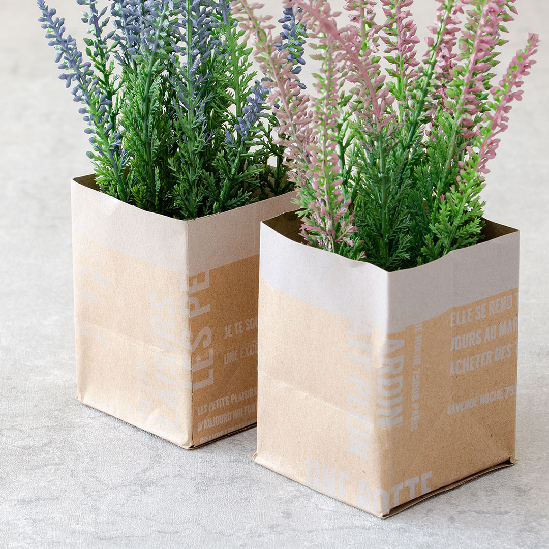 エリカペーパーポット フェイクグリーン 光触媒加工