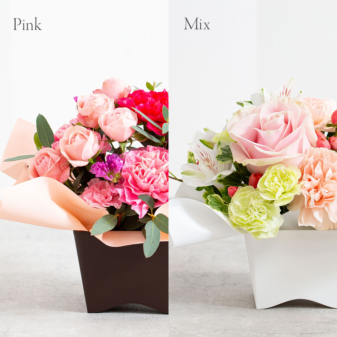 彩る季節のお任せ生花アレンジ