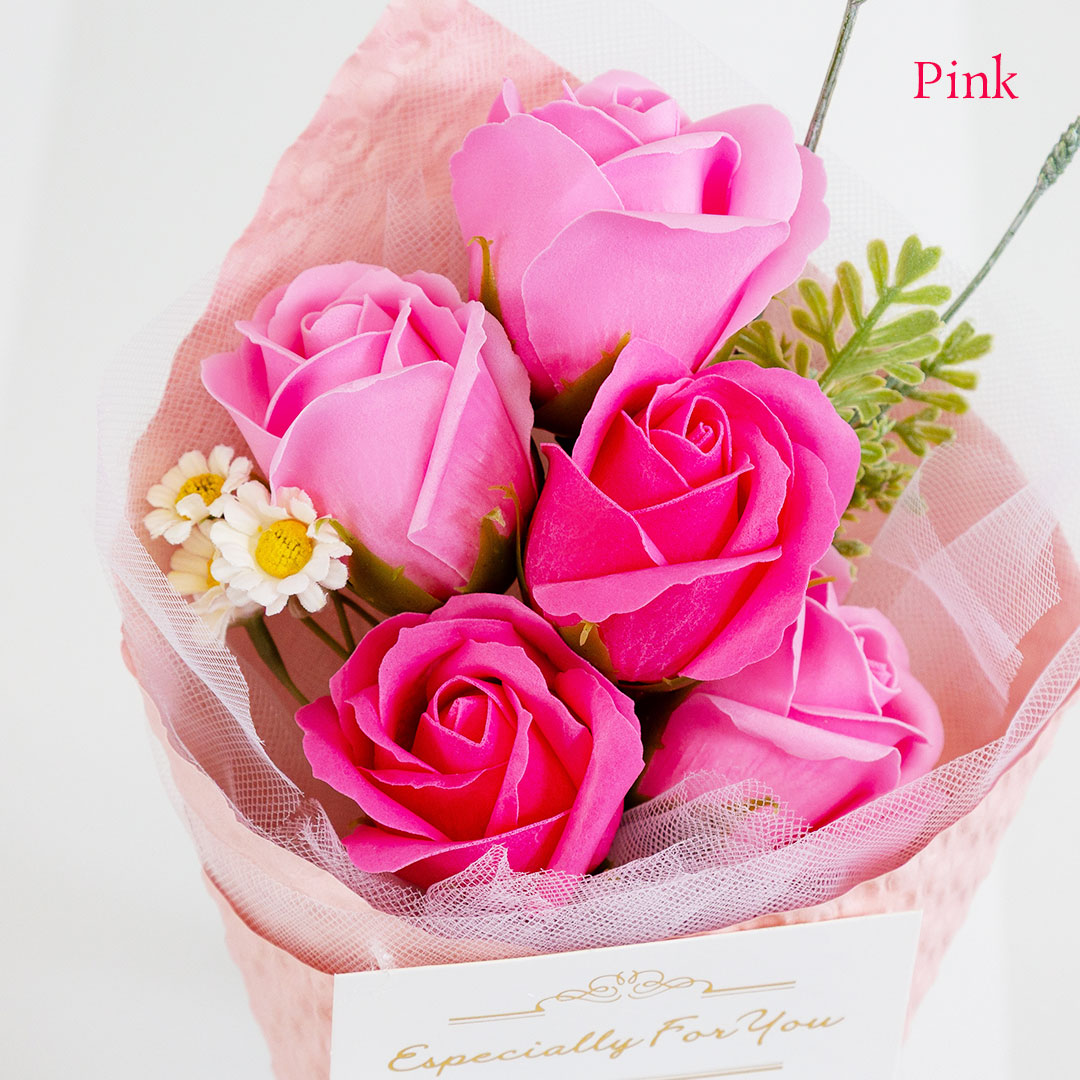 スタンドで飾るソープフラワーブーケ 木製イーゼル付