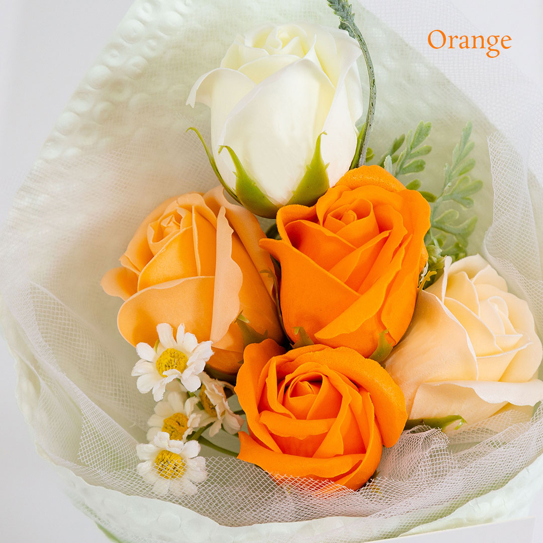 スタンドで飾るソープフラワーブーケ 木製イーゼル付