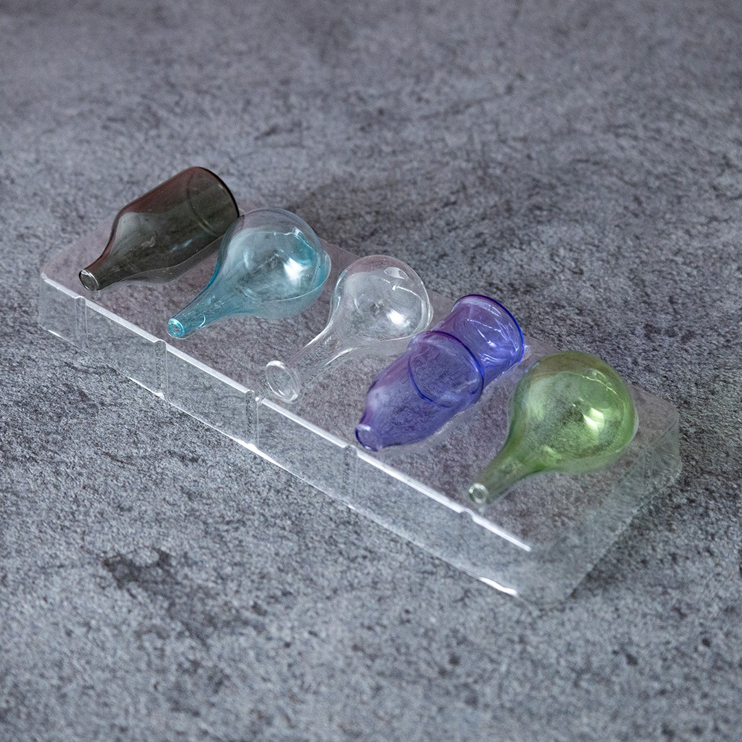 ガラスミニベース 5本セット【送料別：おまとめ購入におすすめ】