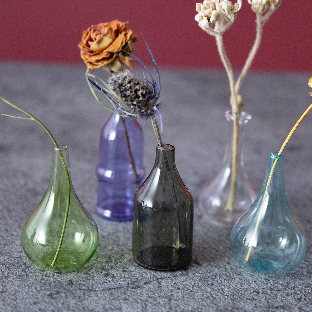 ガラスミニベース 5本セット【送料別：おまとめ購入におすすめ】