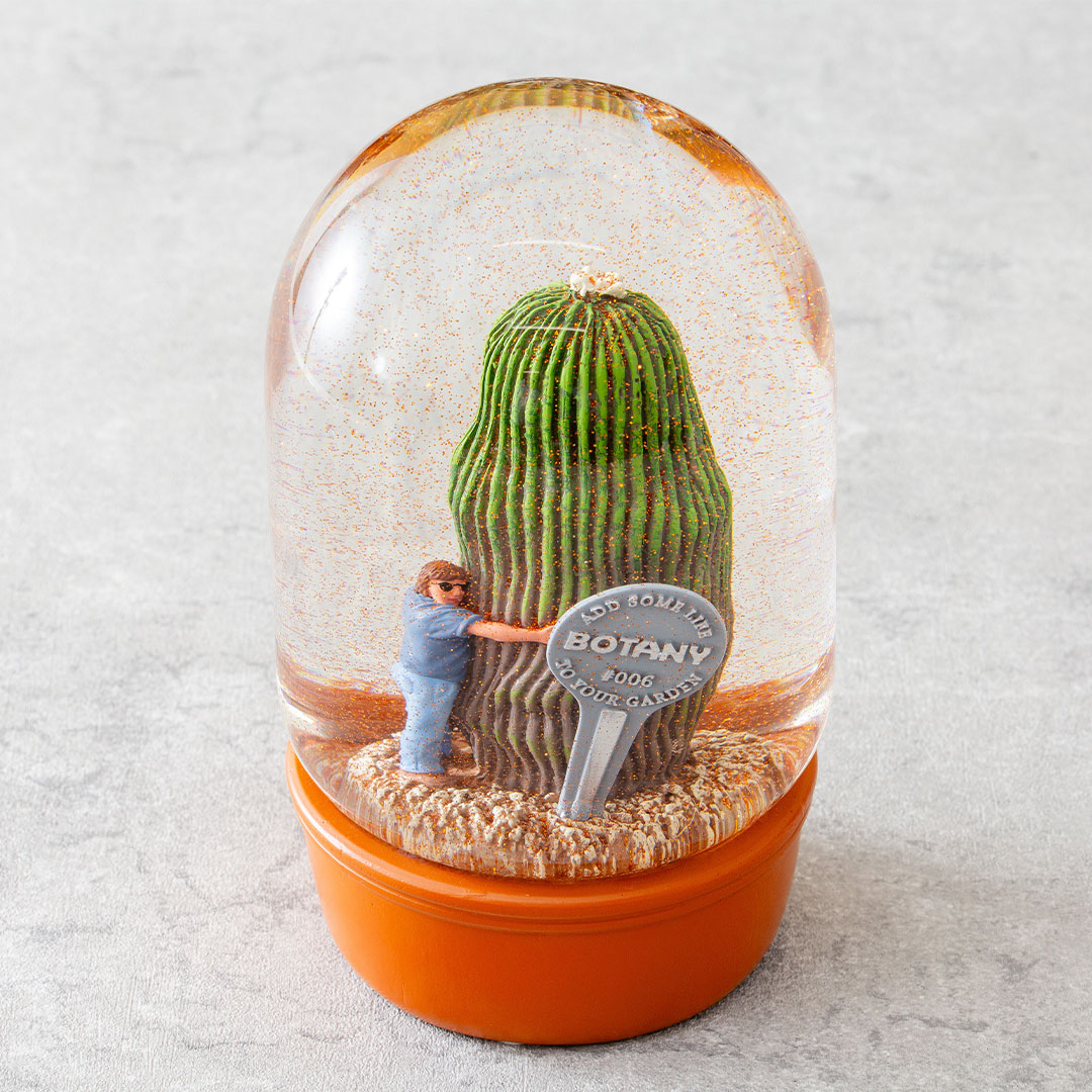 【PLANTS WATER GLOBE】プランツ ウォーター グローブ  カクタス ウィズ メン