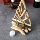 ナチュラルウッド クリスマスツリーオブジェ　ホルダー付き