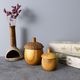【Wood grain Vessel Acorn】ウッドグレイン ヴェセル エイコーン  どんぐり ポット 小物入れ Sサイズ