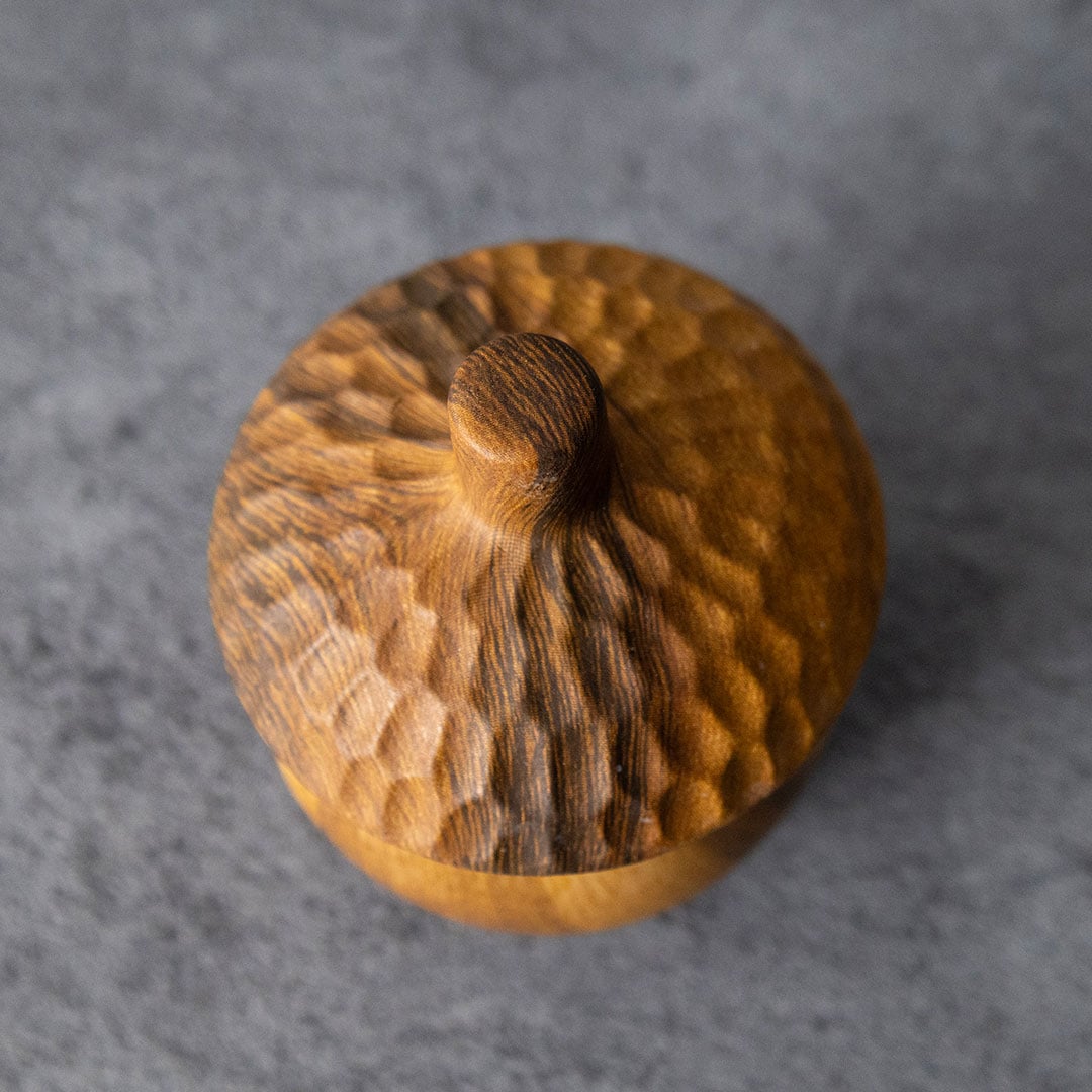 【Wood grain Vessel Acorn】ウッドグレイン ヴェセル エイコーン  どんぐり ポット 小物入れ Mサイズ
