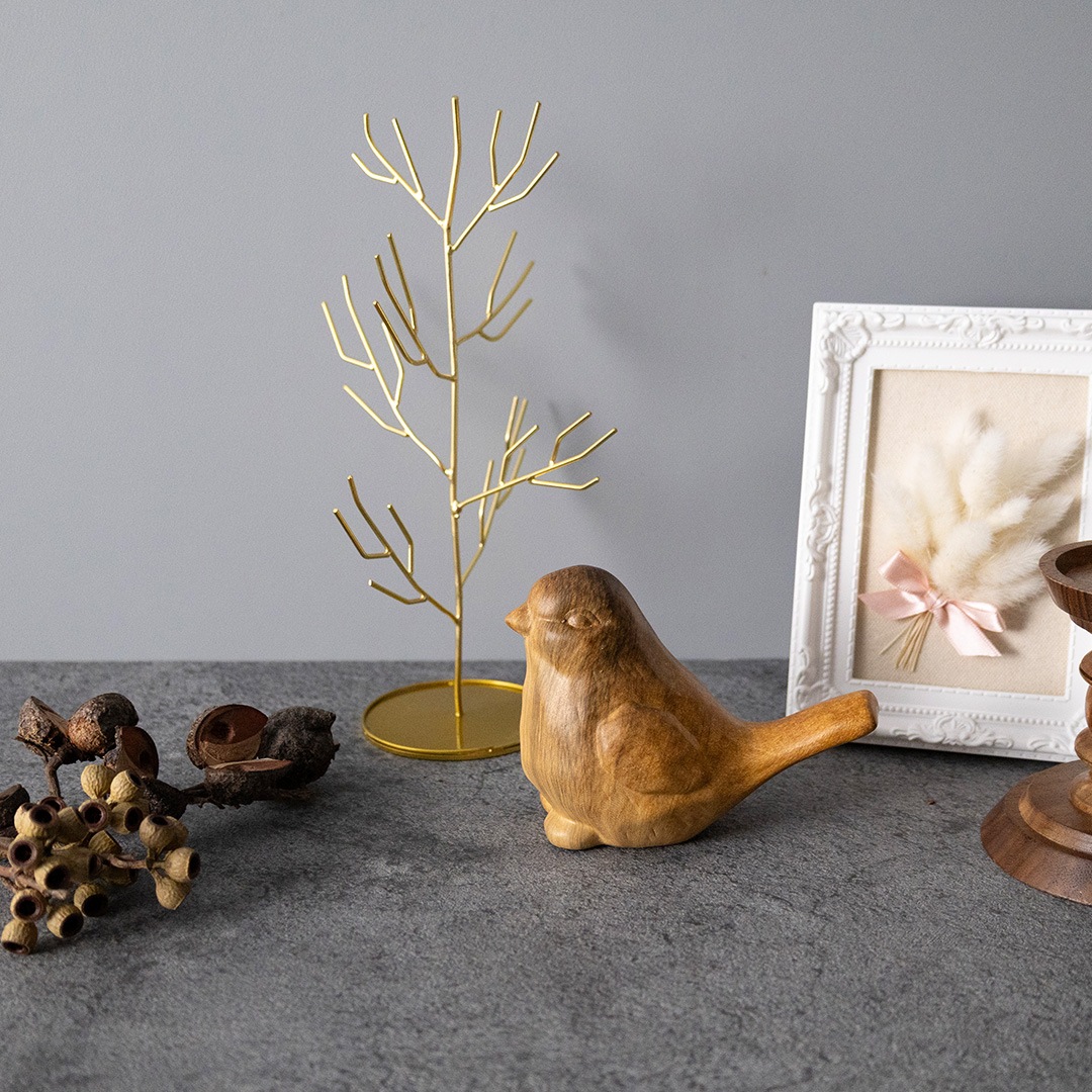 【Wood grain Object Bird】ウッドグレイン オブジェ バード