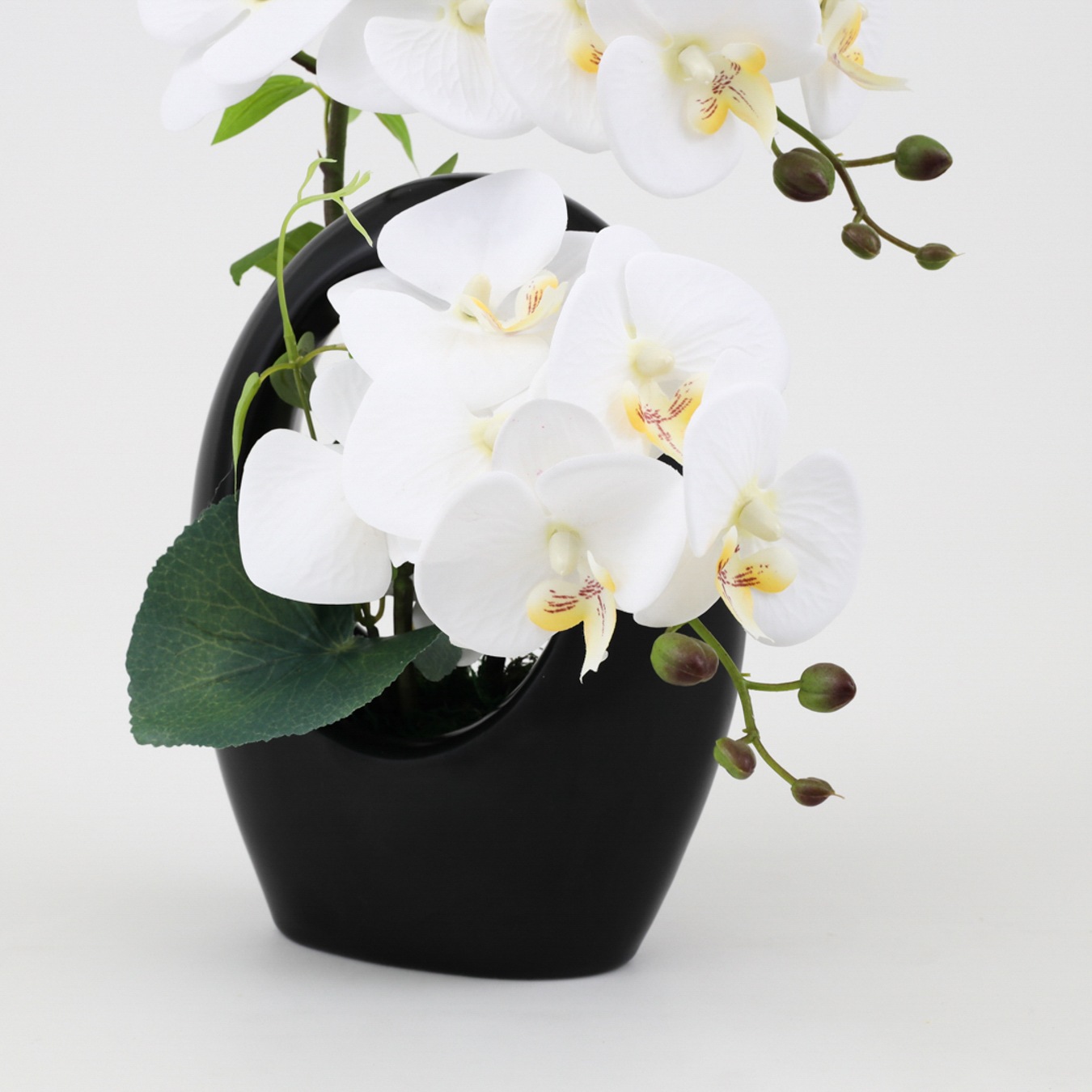 アーティフィシャルフラワー 可愛いピンク色と清潔感溢れるホワイトの胡蝶蘭ギフト