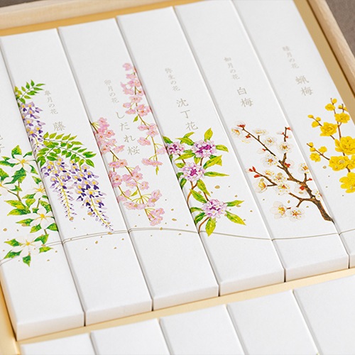 名香 月の花 桐箱 12種入