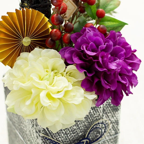 門松 和風 アートフラワー 迎春 アレンジ