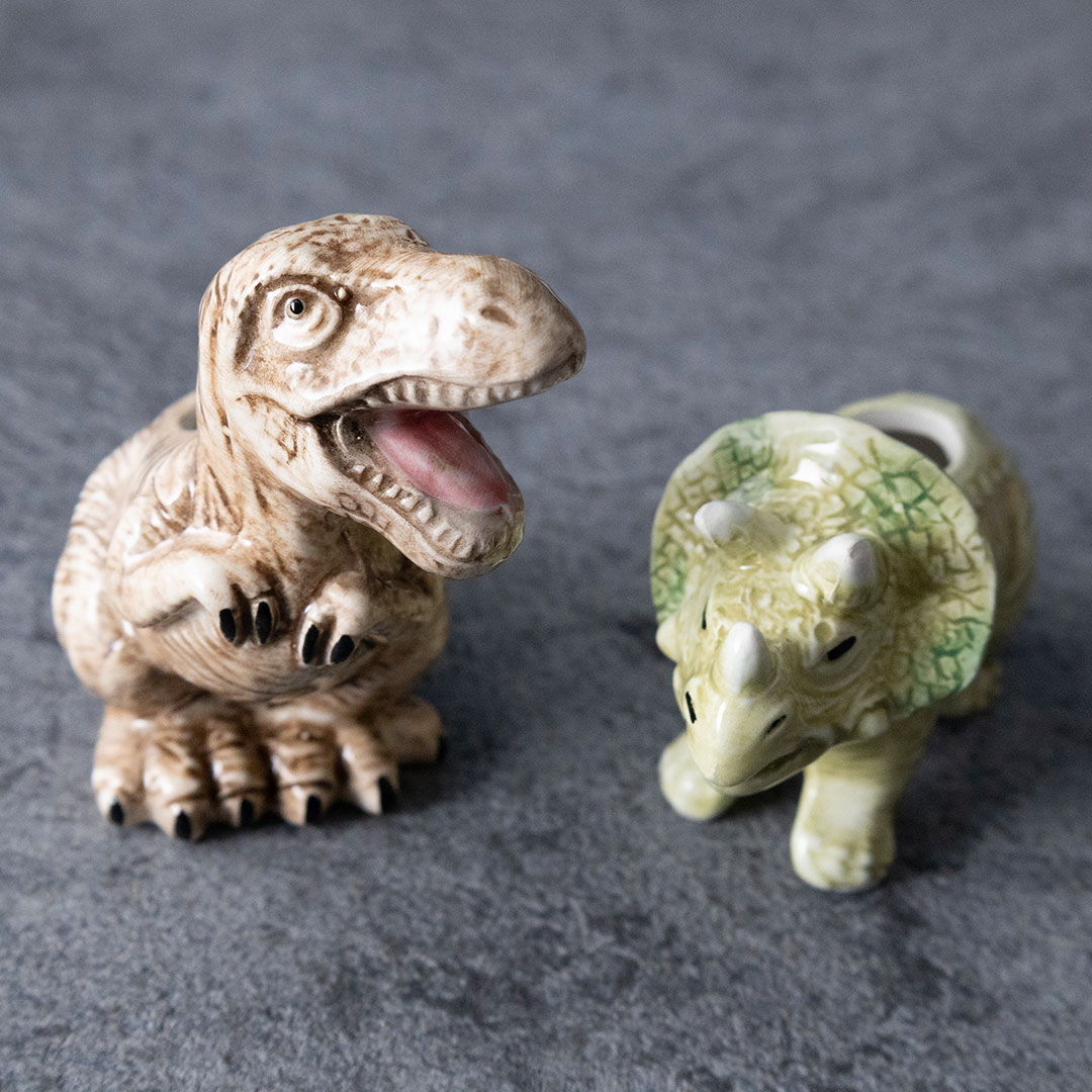 ミニダイナソー フラワーベースセット