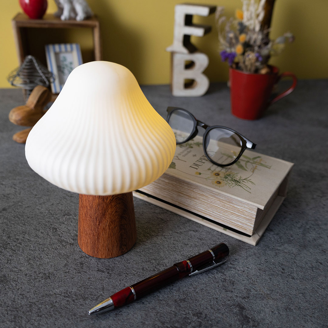 【LUMO Ceramic Light  -Mashroom-】ルーモ セラミックライト　-マッシュルーム-