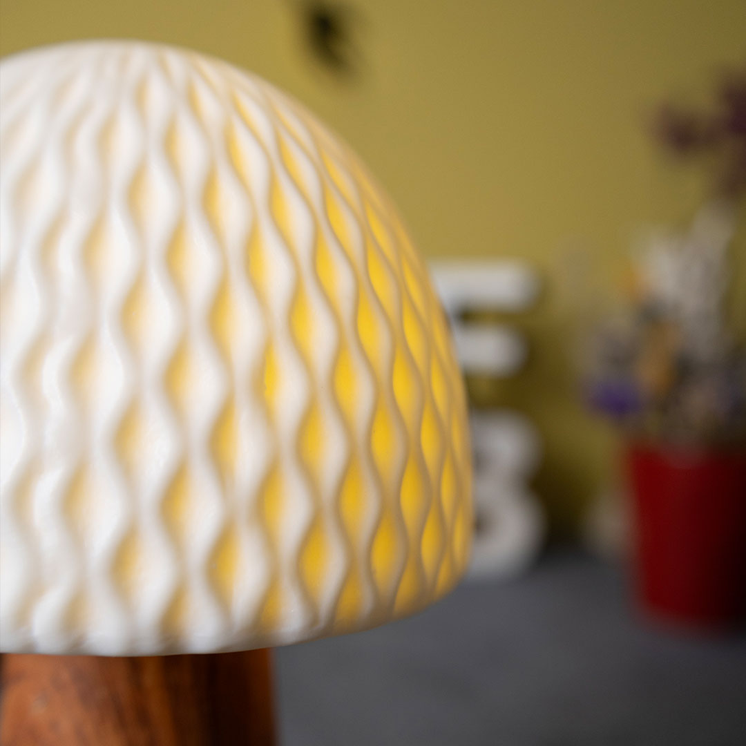 【LUMO Ceramic Light  -Mashroom-】ルーモ セラミックライト　-マッシュルーム-