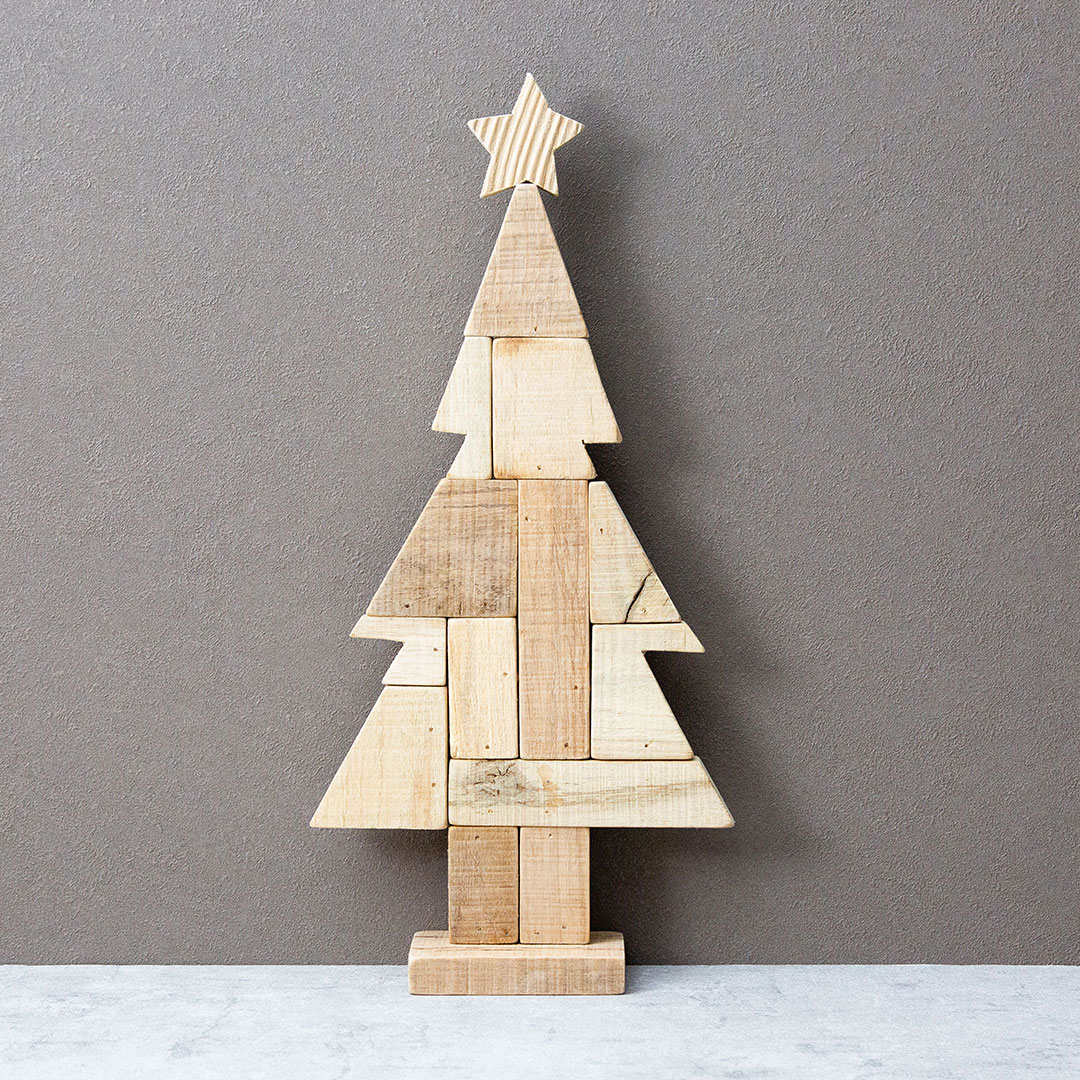 Wooden Block Christmas Tree （ウッドブロック クリスマスツリー）