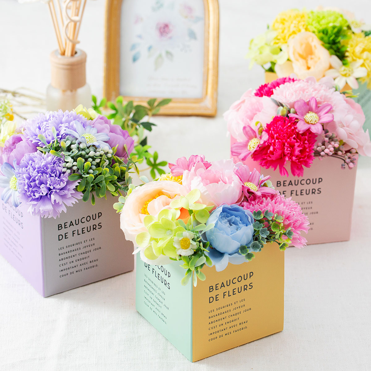 優しい花に囲まれて ソープキューブBOX