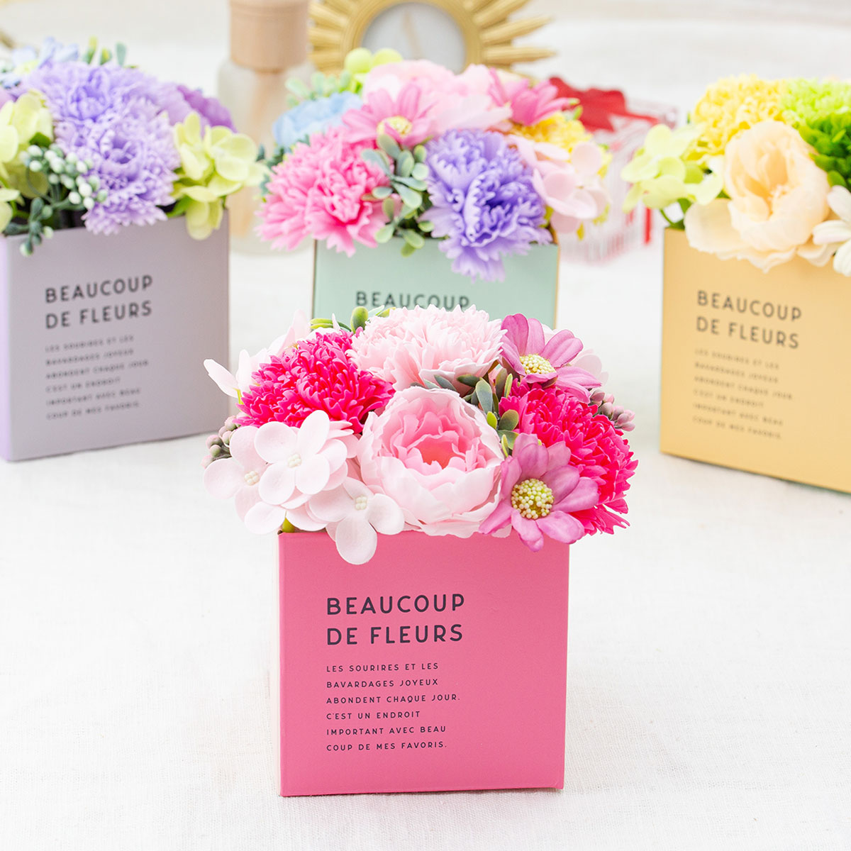 優しい花に囲まれて ソープキューブBOX