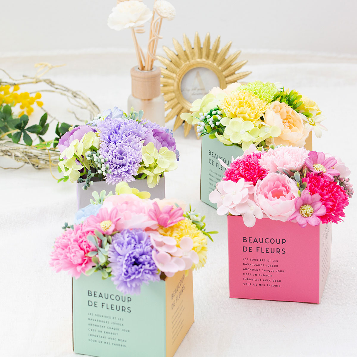 優しい花に囲まれて ソープキューブBOX