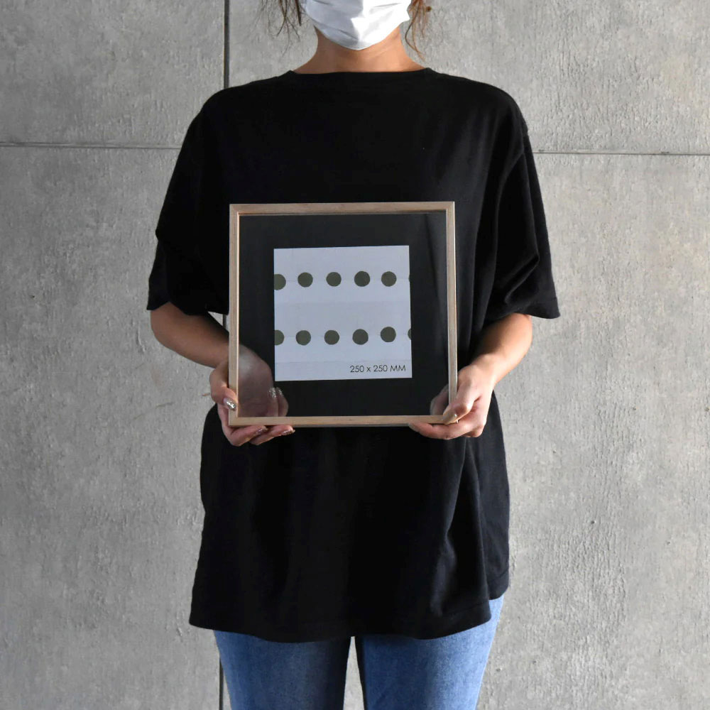 余白が写真を引き立たせる 正方形のフレーム