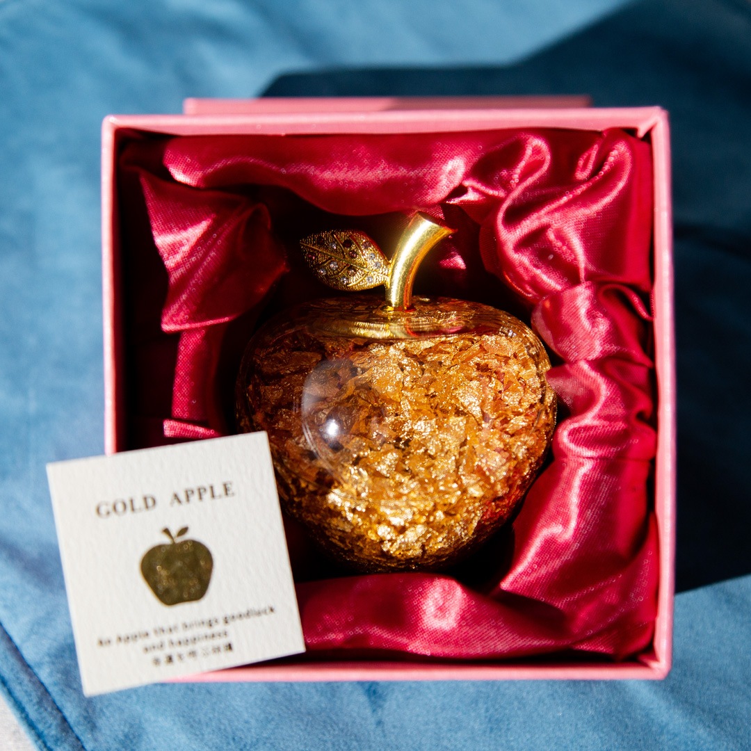 幸運と繁栄をもたらす -Gold Apple- 金のりんご　【金色のおまけ付き♪】