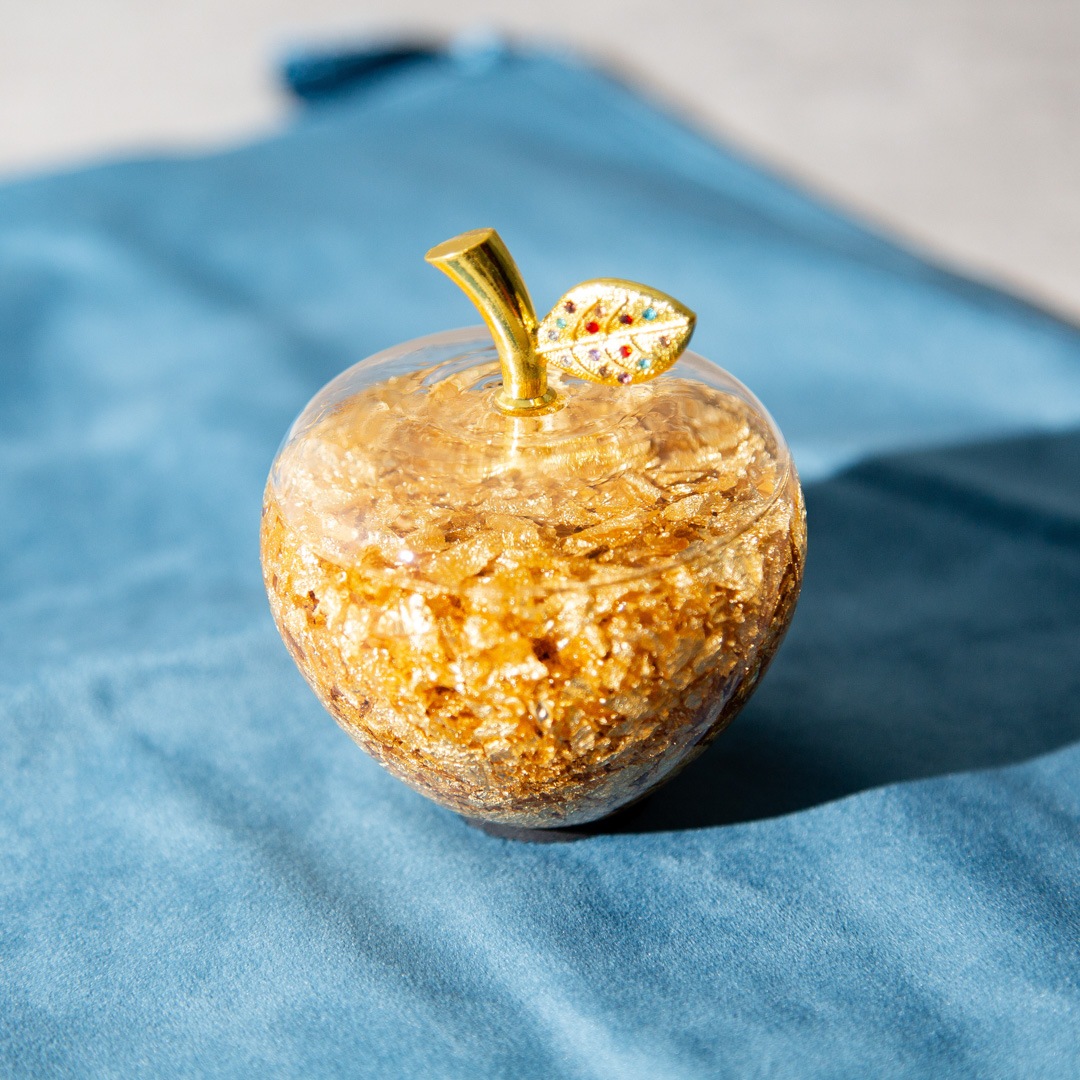 幸運と繁栄をもたらす -Gold Apple- 金のりんご　【金色のおまけ付き♪】