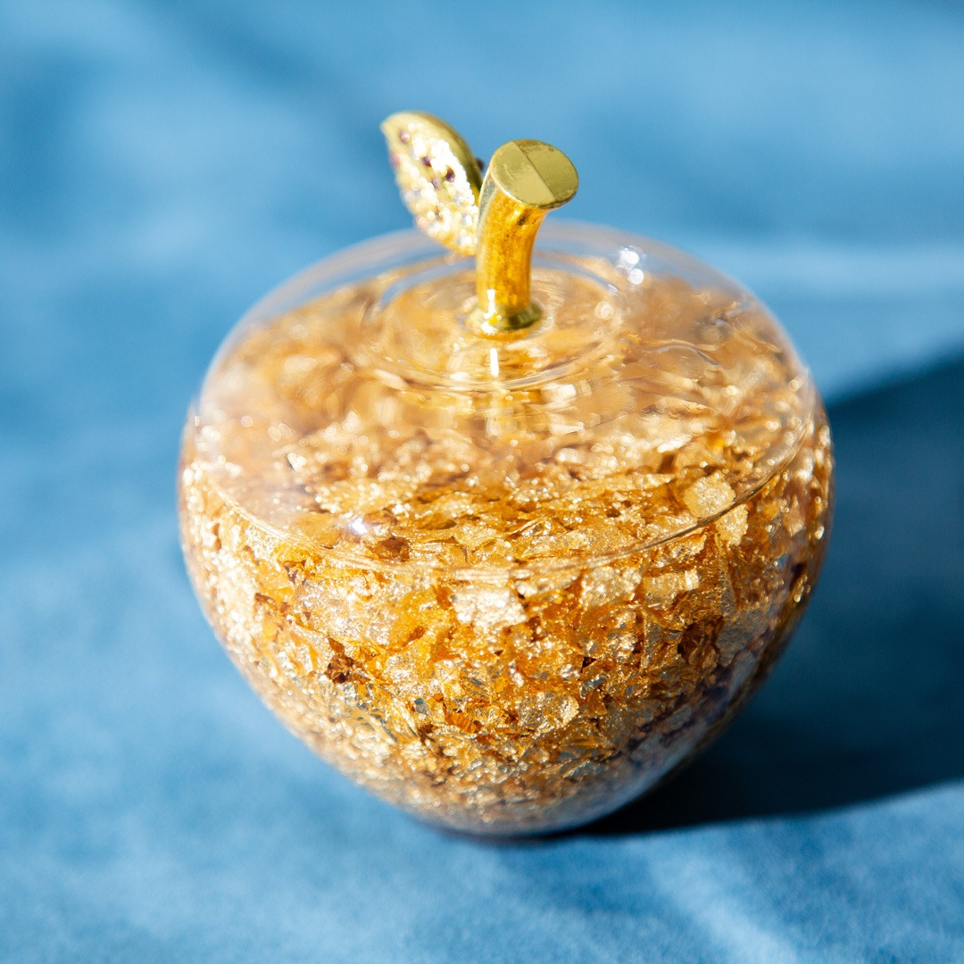 幸運と繁栄をもたらす -Gold Apple- 金のりんご　【金色のおまけ付き♪】