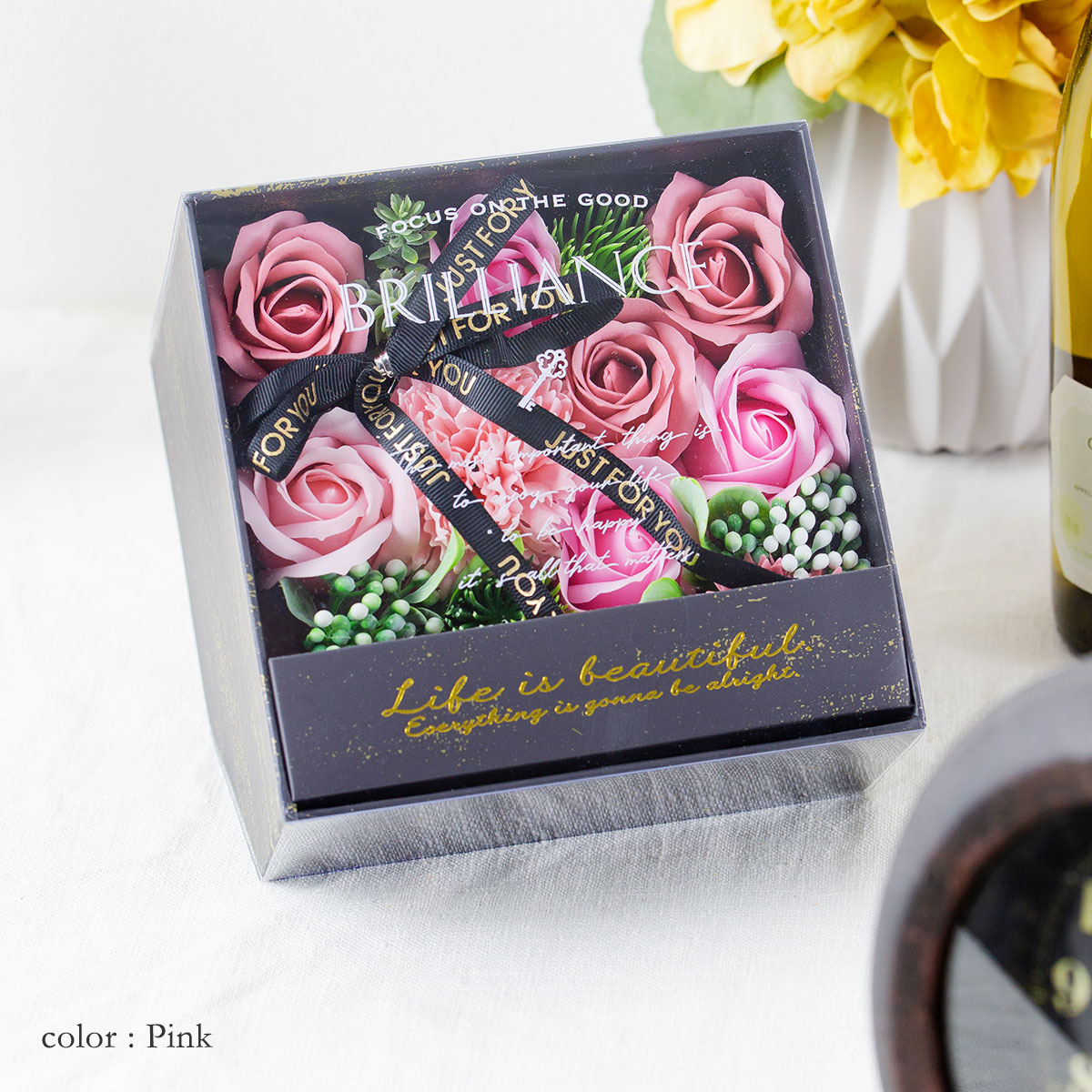 ソープフラワー アンティーク シャボン スタンド BOX