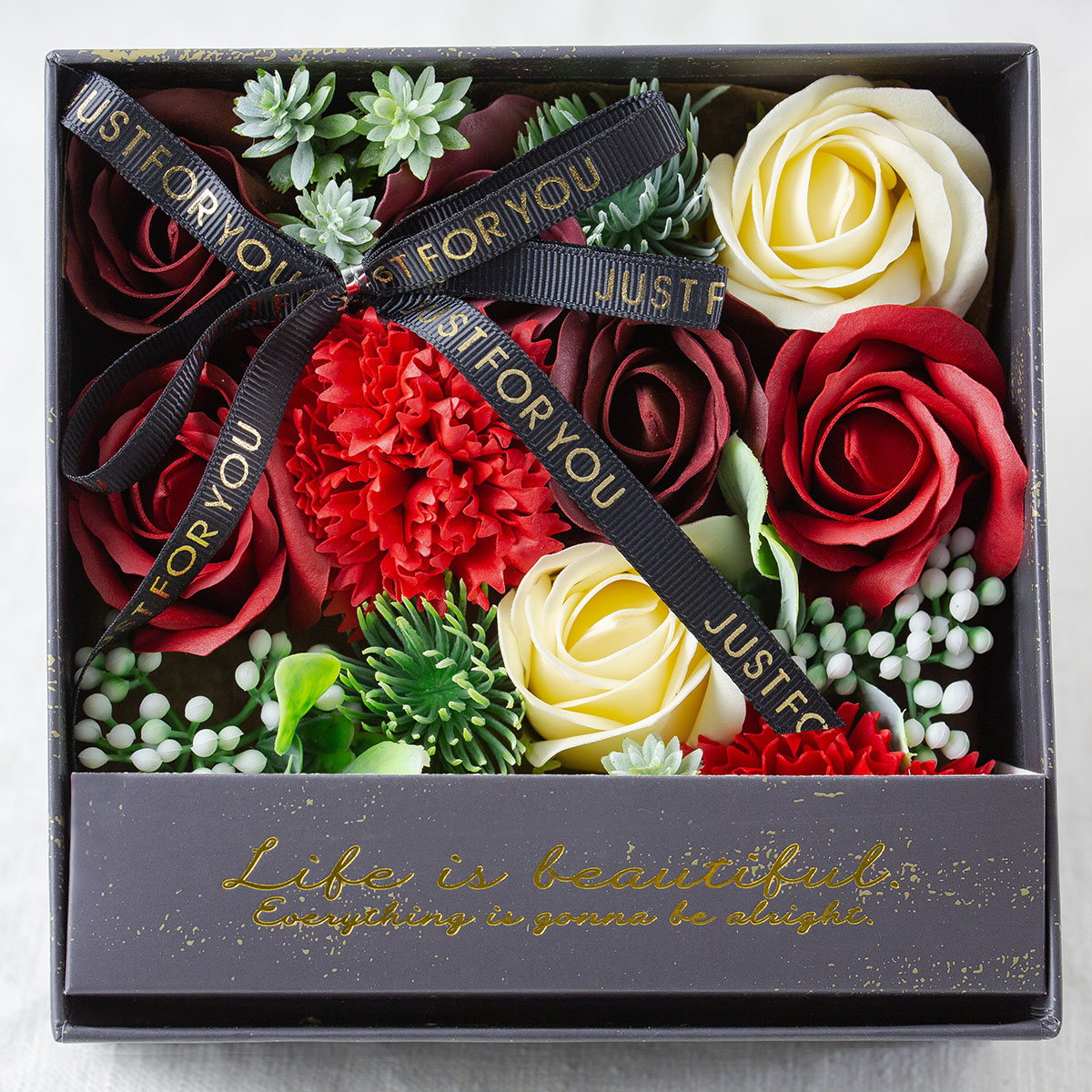 ソープフラワー アンティーク シャボン スタンド BOX