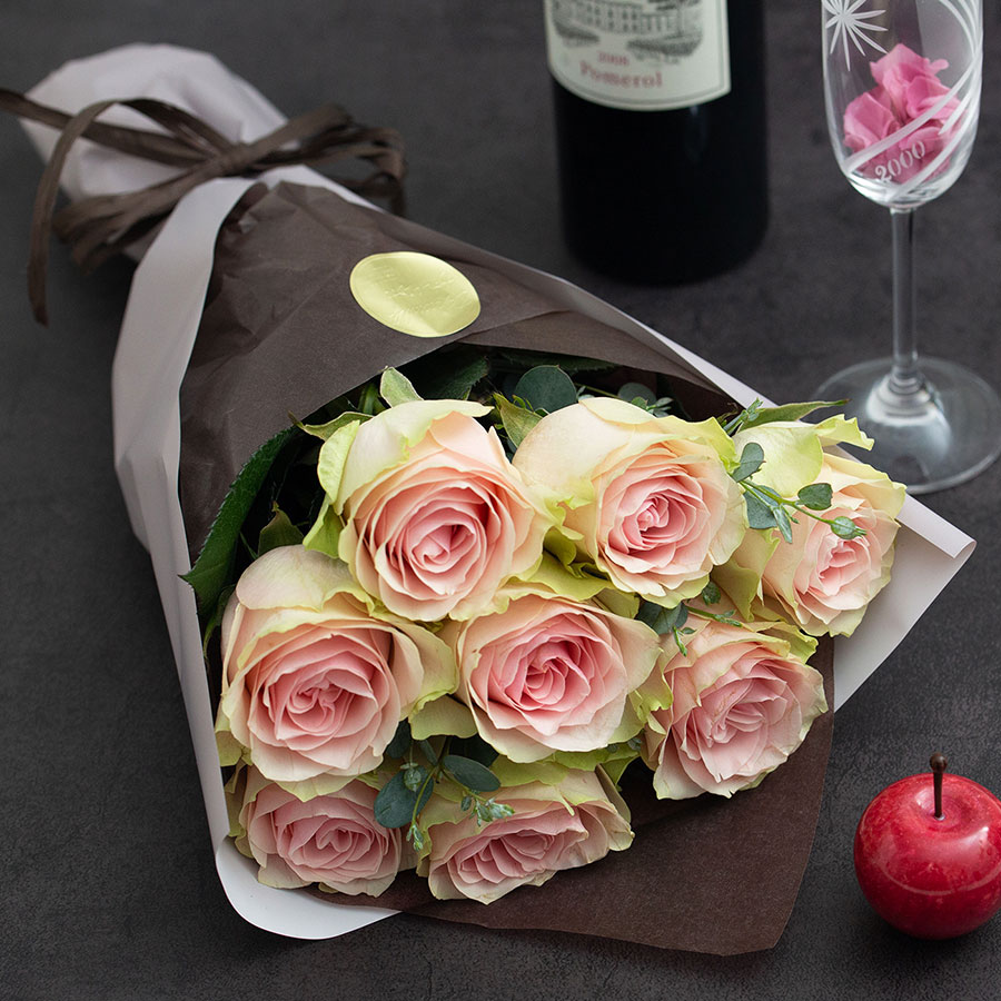 Co*Rose バラ花束 8本