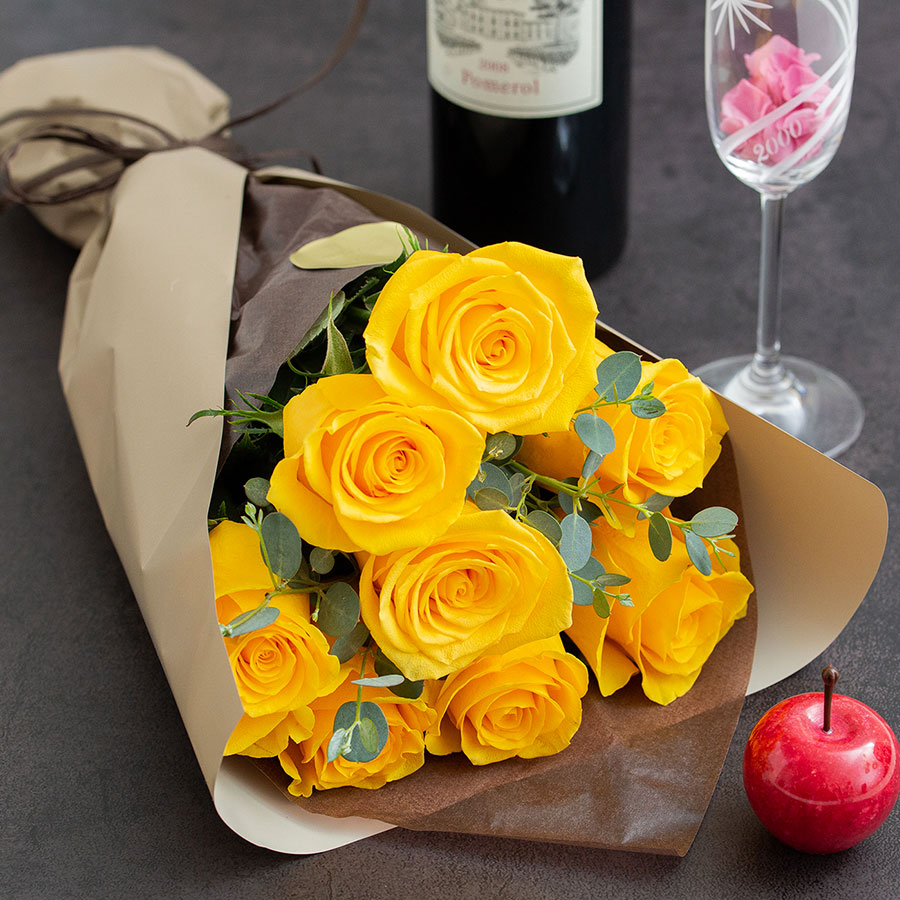 Co*Rose バラ花束 8本