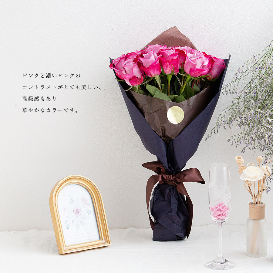 Co*Rose バラ花束 16本