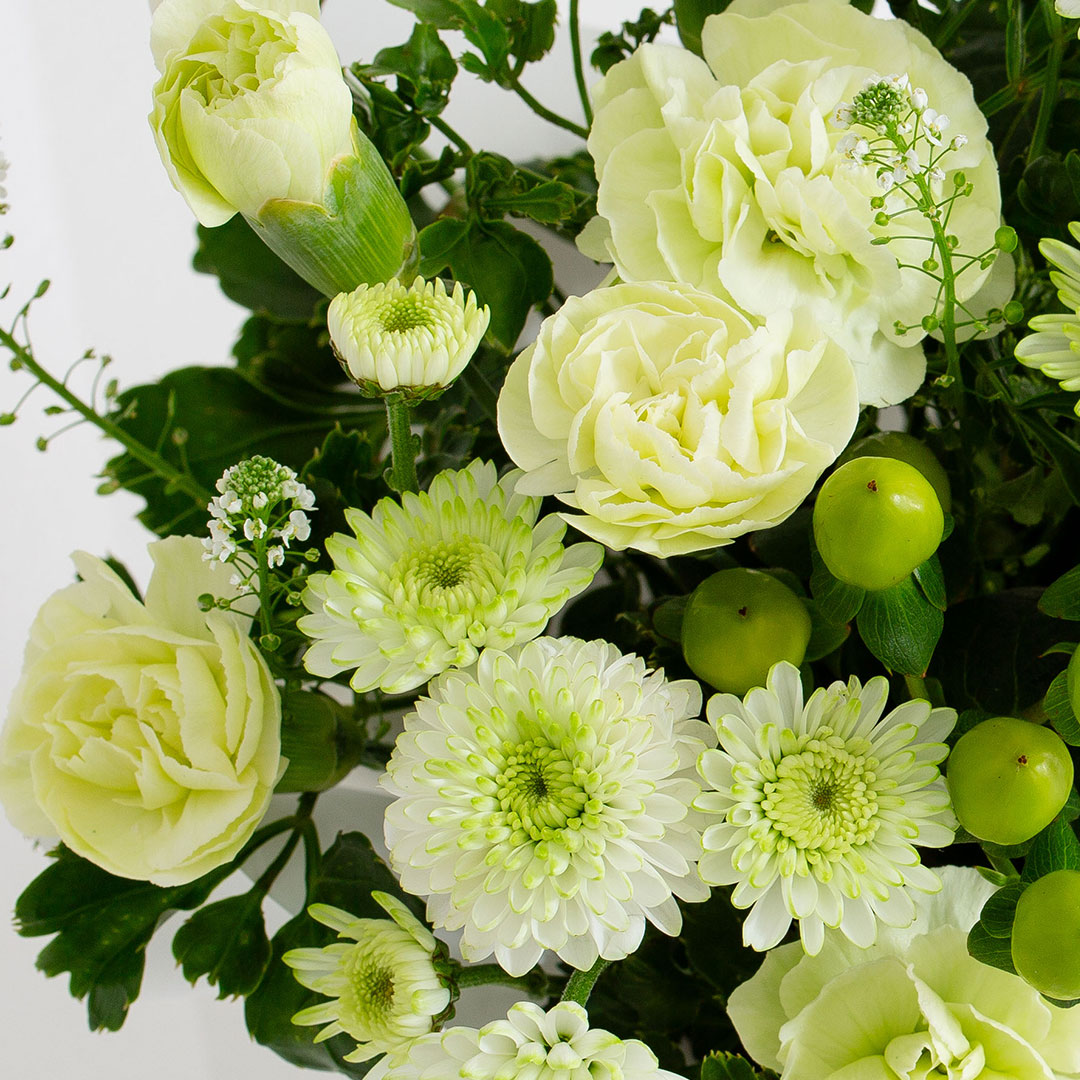 お供え生花アレンジ 想華 線香セット