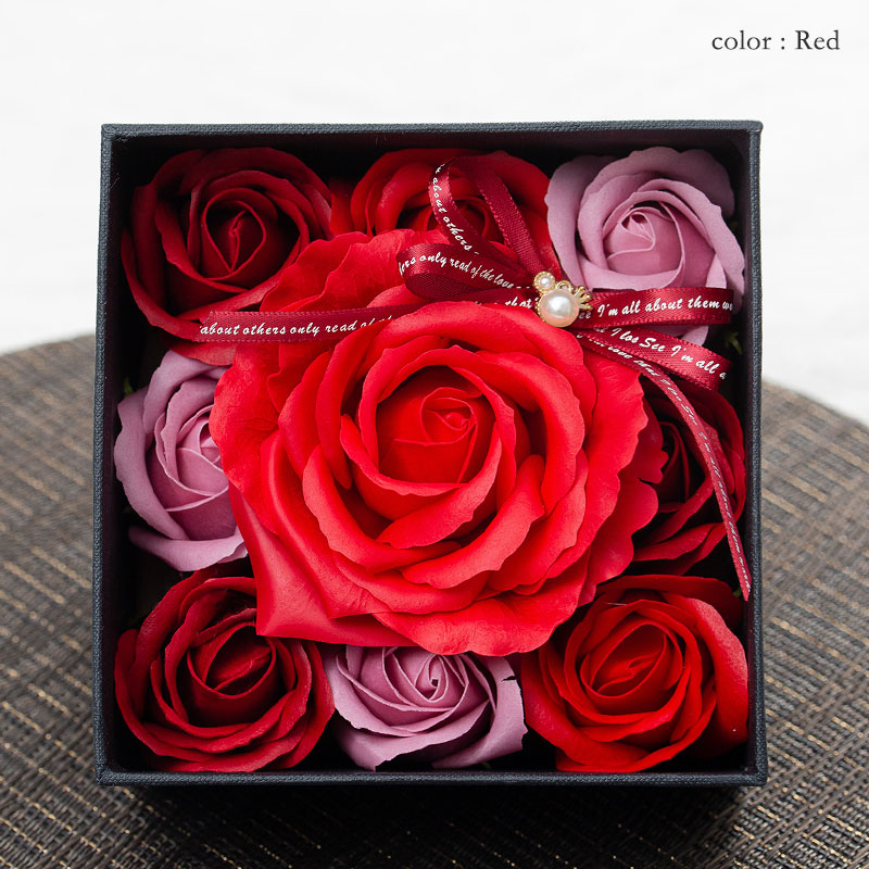 花色で運気アップ風水フラワーソープBOX