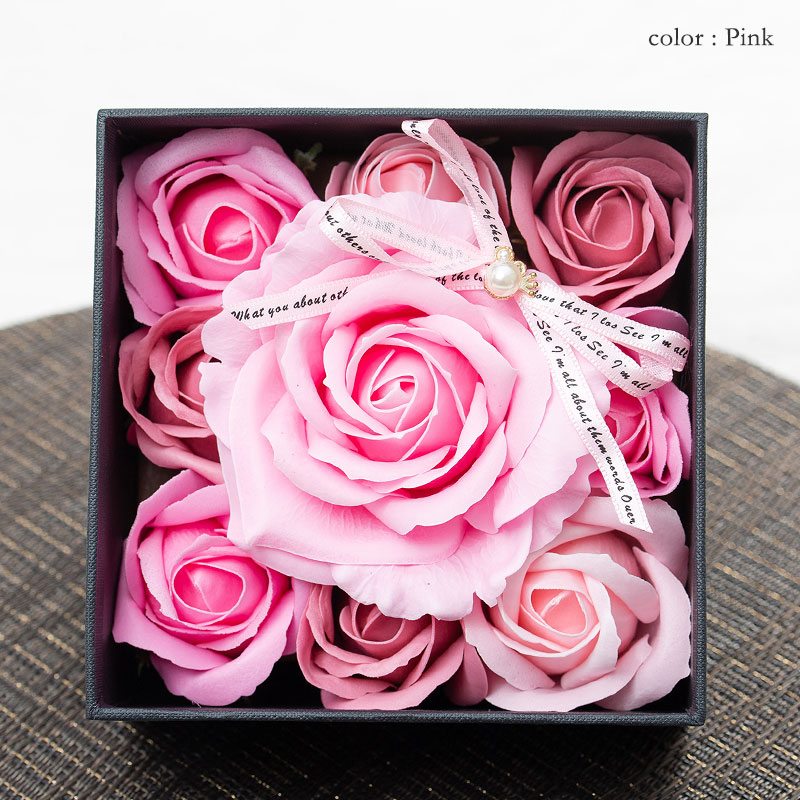 花色で運気アップ風水フラワーソープBOX