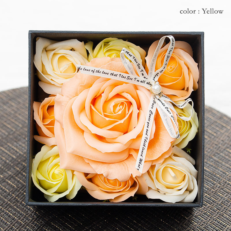 花色で運気アップ風水フラワーソープBOX