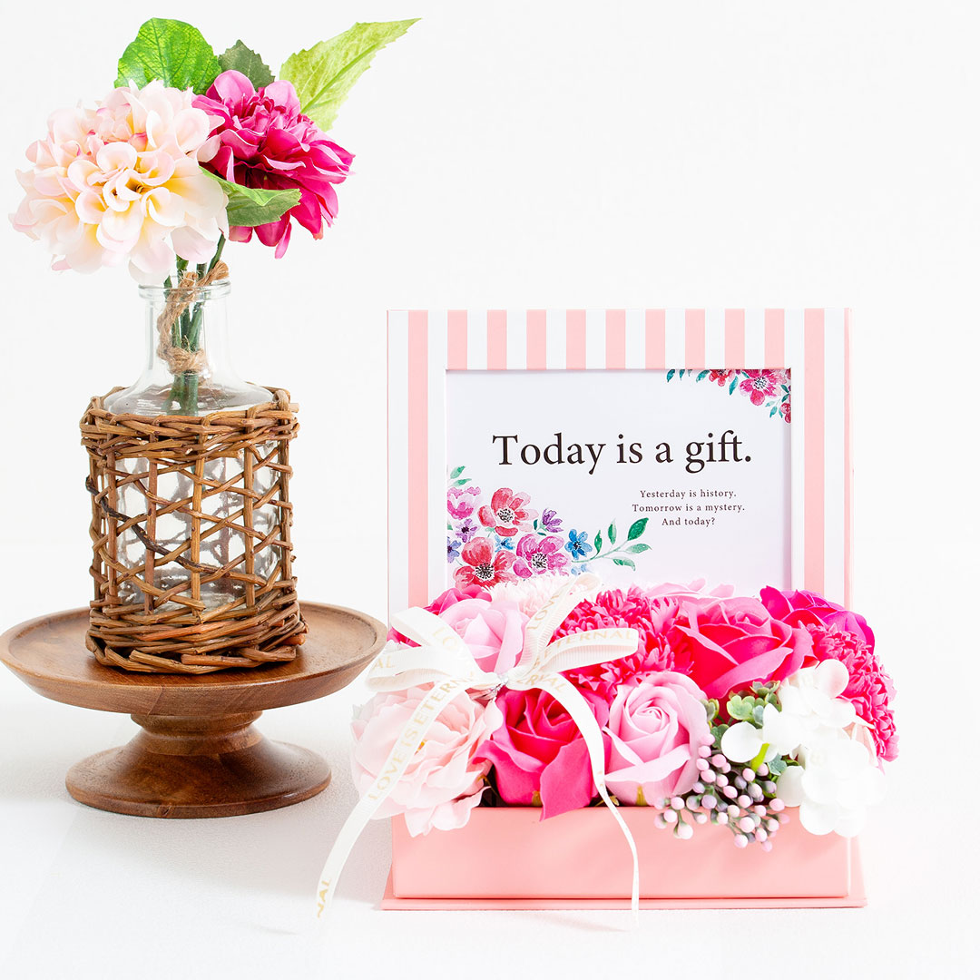 ソープフラワー フォトフレーム