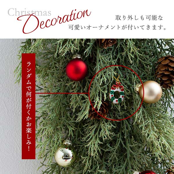 クリスマスに飾るもみの木スワッグ