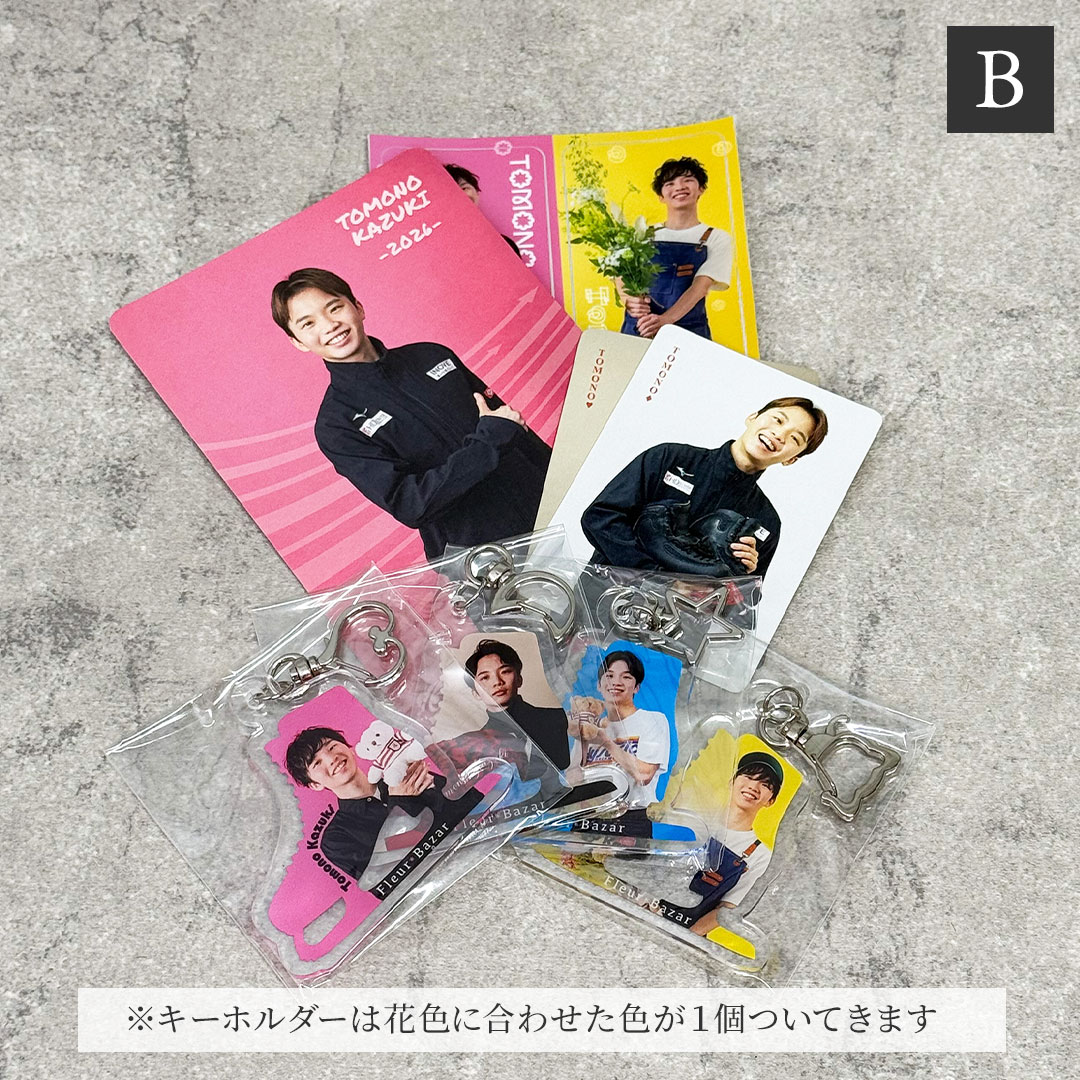友野一希選手ノベルティ付きフラワーフォトBOX