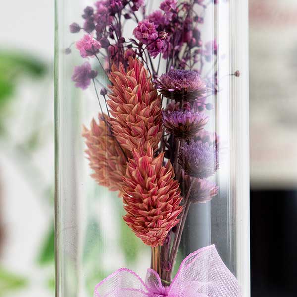 コルクボトルドライフラワー