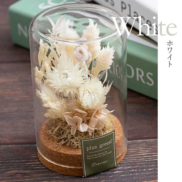 ドライフラワーガラスボトル