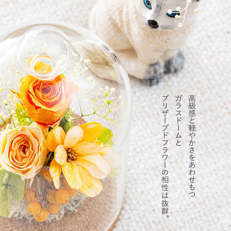 永遠の美を眺めるプリザ カリーナ