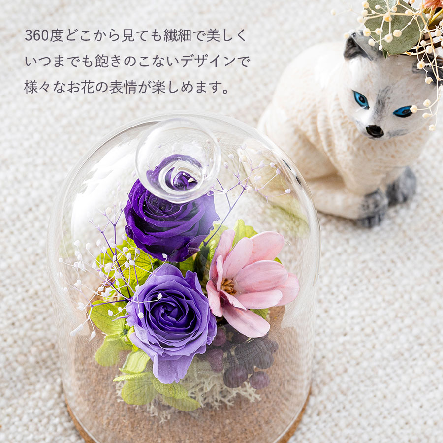 永遠の美を眺めるプリザ カリーナ