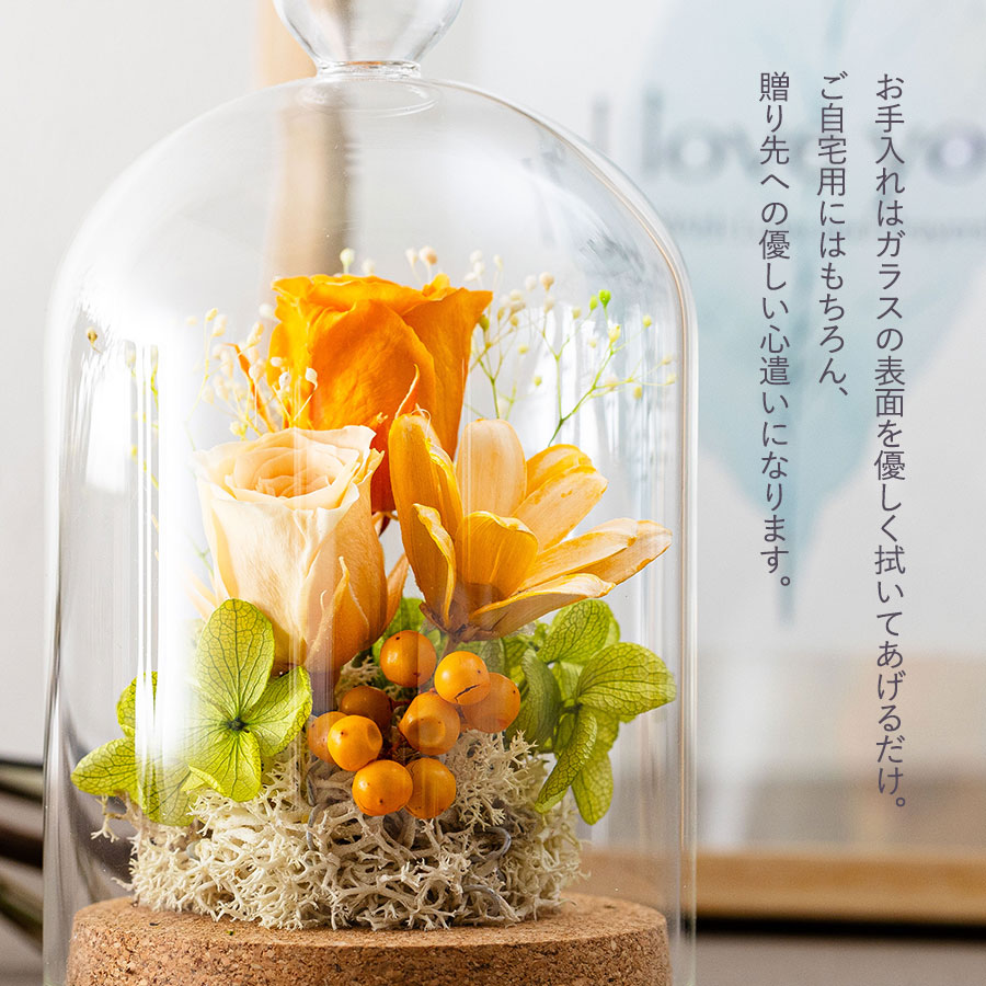 永遠の美を眺めるプリザ カリーナ