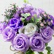すぐに飾れる花瓶付きソープ花ブーケ