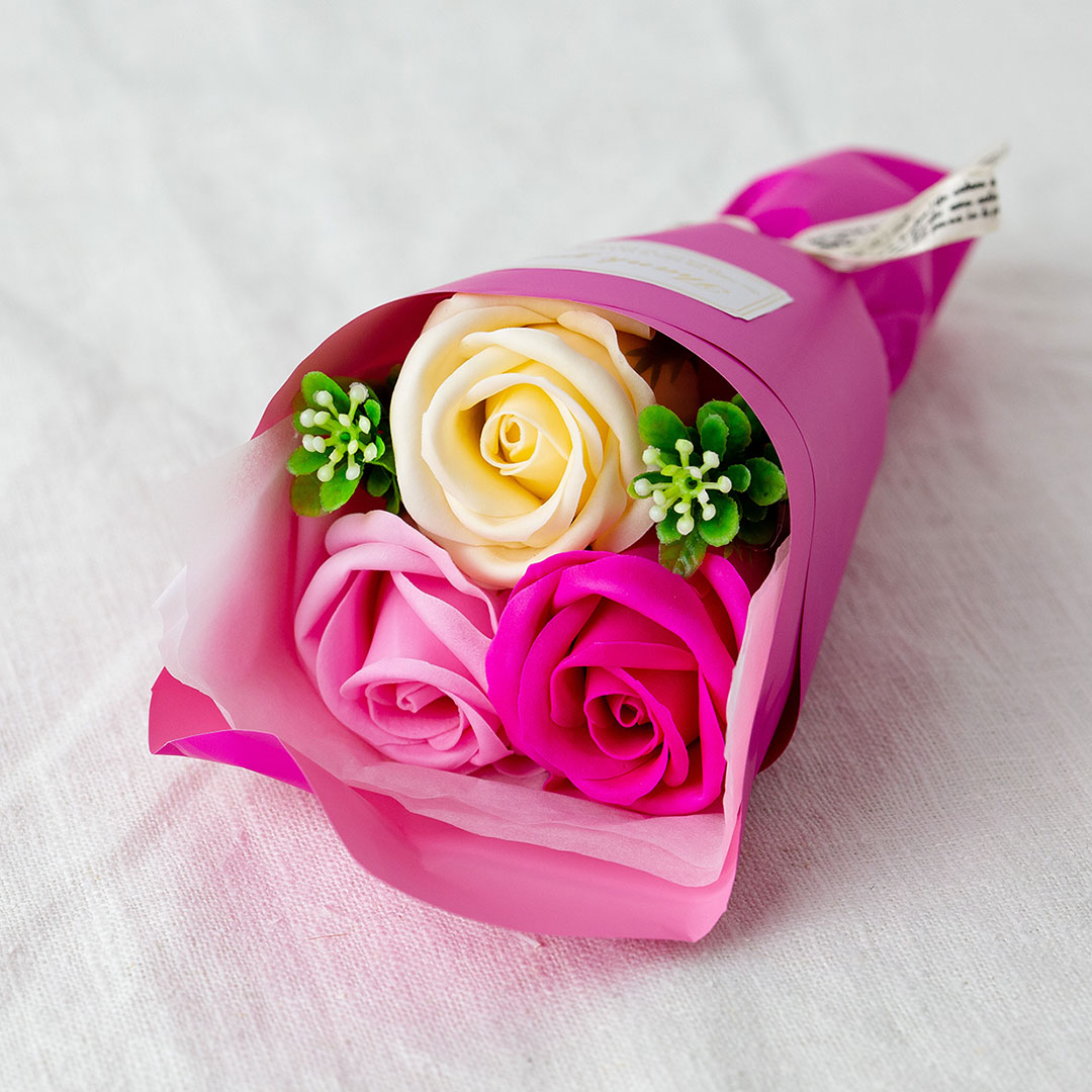 幸せ運UP 幸福願うフラワーベア