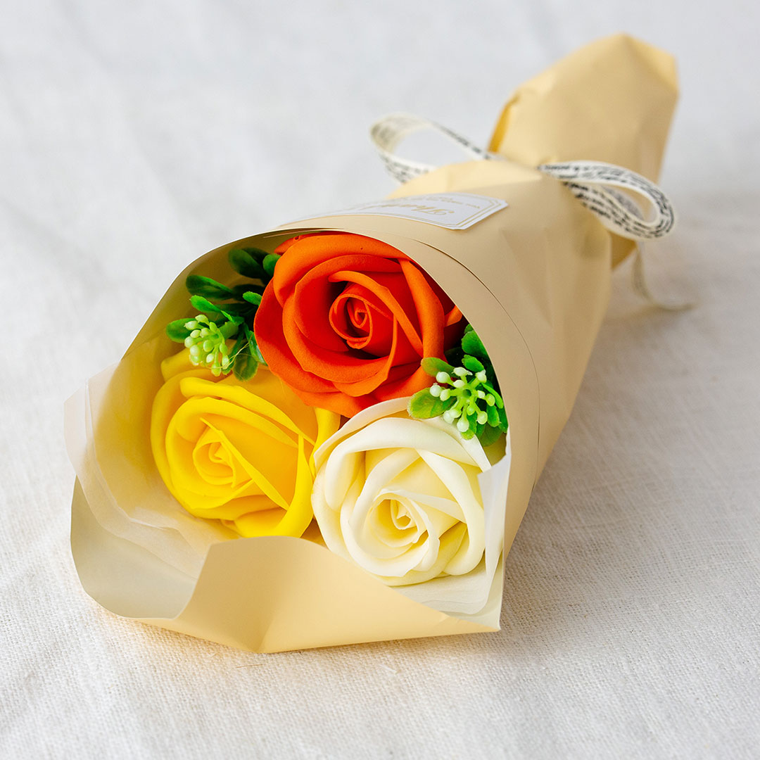 幸せ運UP 幸福願うフラワーベア