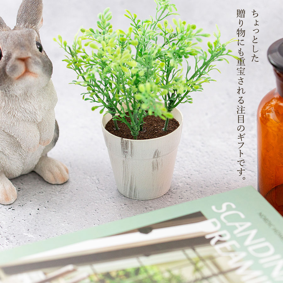 ボックスウッドポット フェイクグリーン