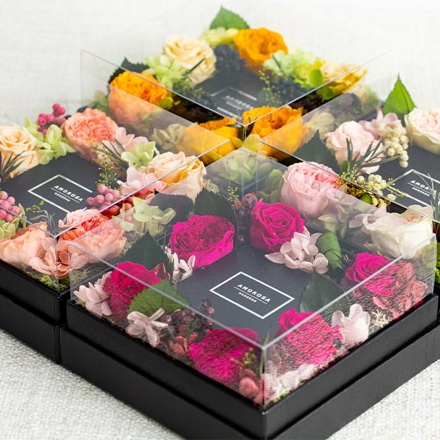 艶やかなプリザBOX グロリアス