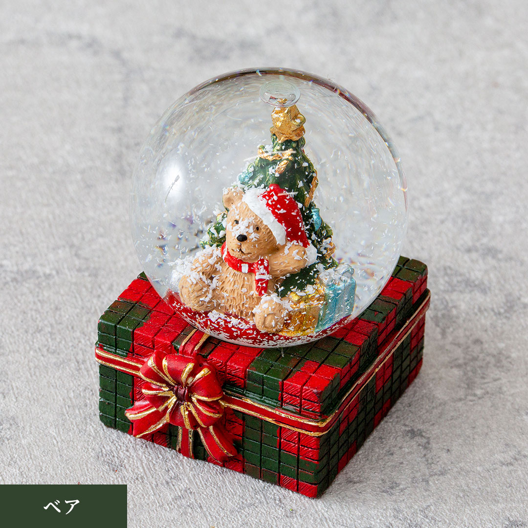 totte ドライフラワーブーケとスノードーム