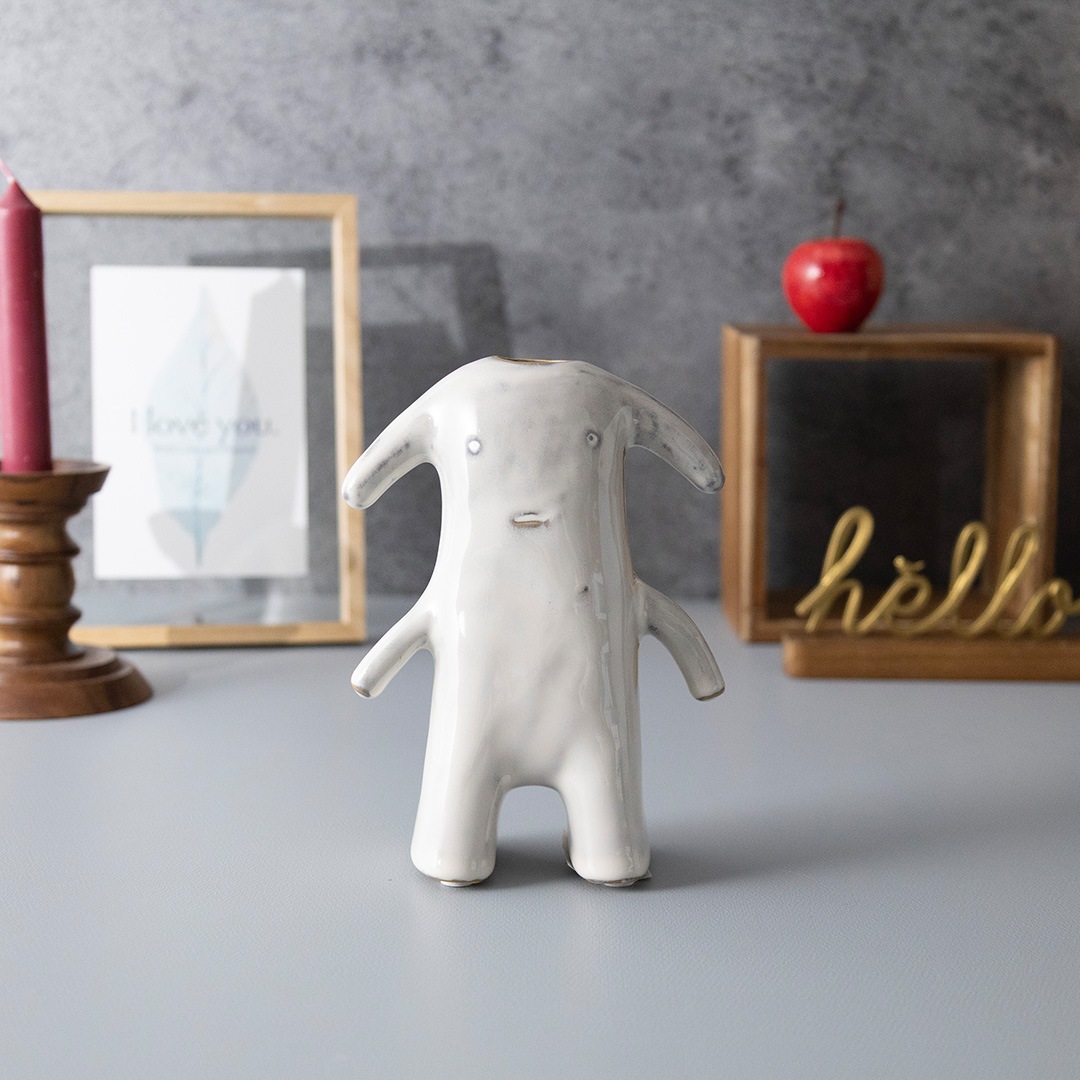 Kobito Base WHO 小人 顔付きフラワーベース